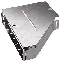 Переходник левый для лотка с крышкой Промрукав Стандарт 400х200х80 картинка